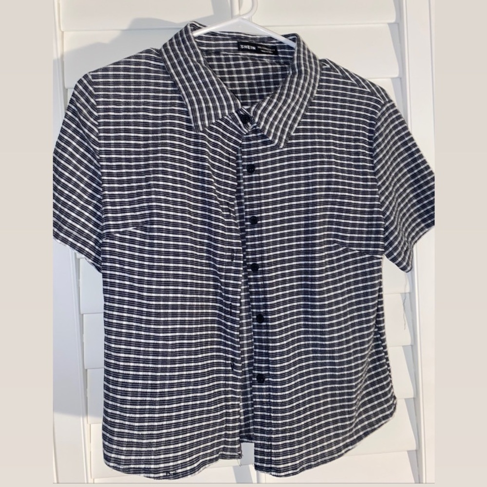 Button front blouse